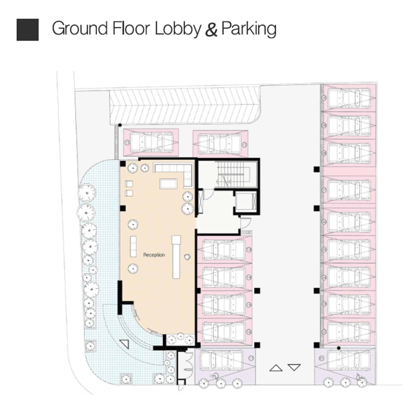 Ground Floor Lobby & Parking