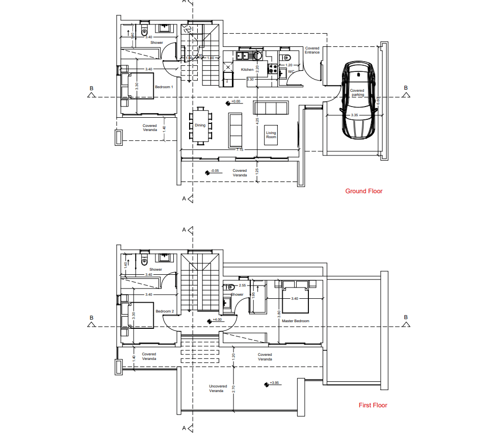 Villa 4 floor plan