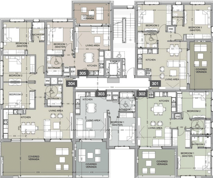Floor plan A305