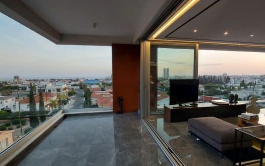 Stylish 3-bedroom penthouse for sale in Limassol
