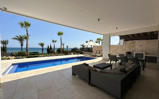 Beachfront 5-bedroom villa for sale