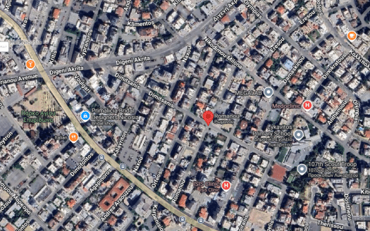 Nicosia Property Residential Plot in the City Center- 557 m2