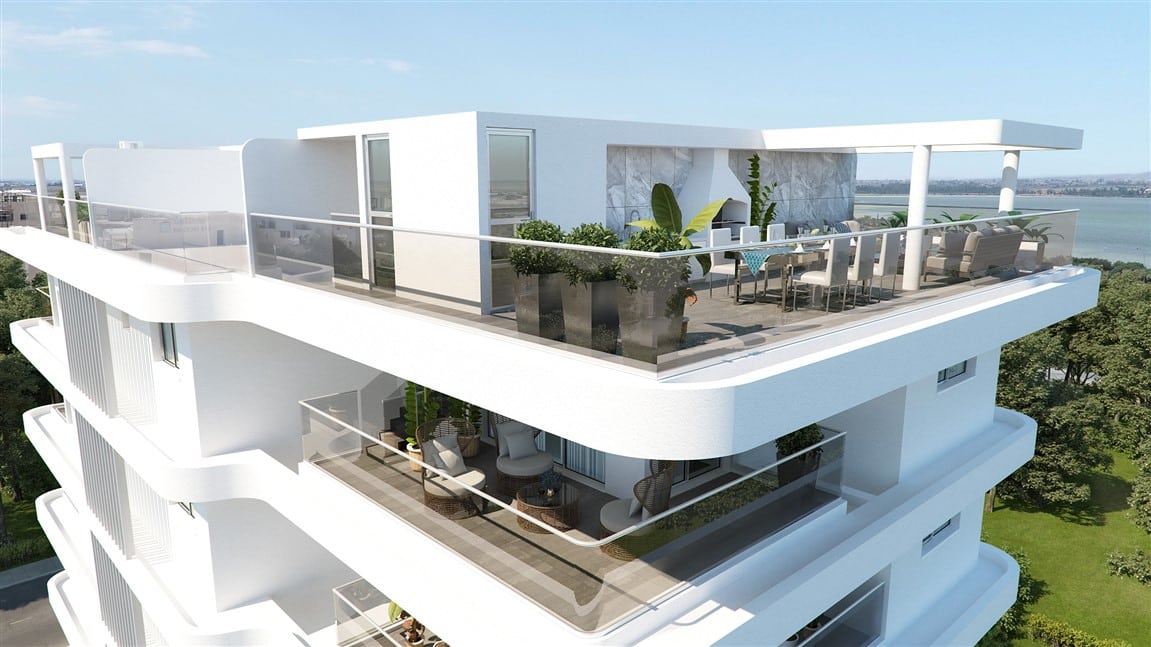 Larnaca Property Luxury 2+1 Bedroom Penthouse