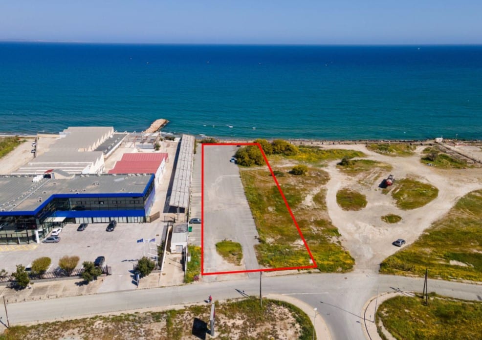 Larnaca Property Seafront Commercial Plot in Chrysopolitissa – 3,590 m2
