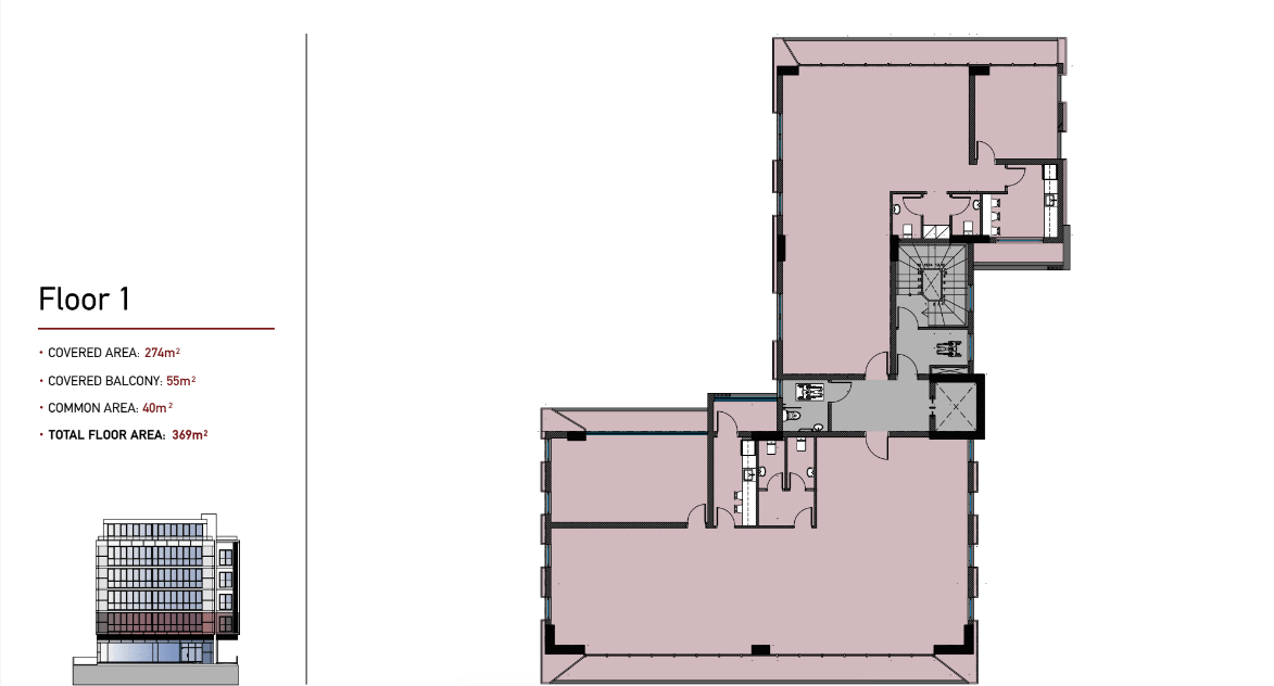 Limassol Property Whole Floor Apartments In Town Center