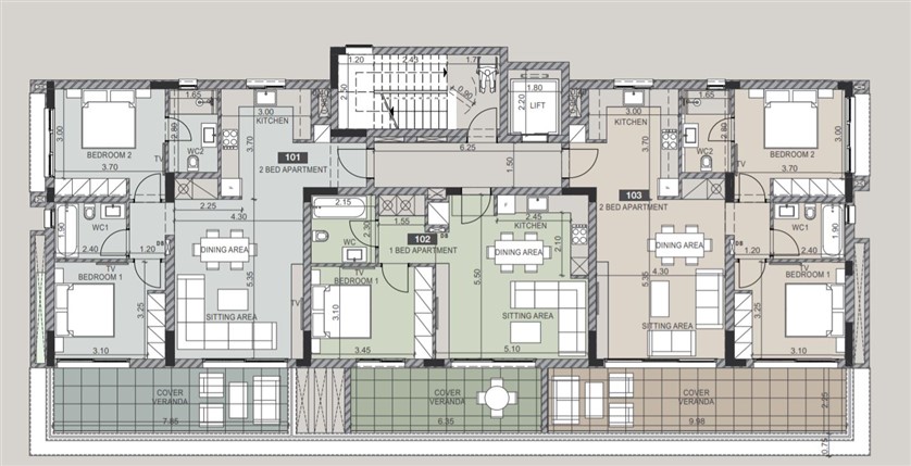 Limassol Property Ultra-Modern 3-Bedroom Apartments In Columbia Area