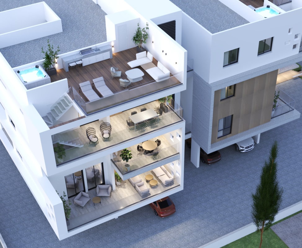 Larnaca Property Modern Three Bedroom Penthouse