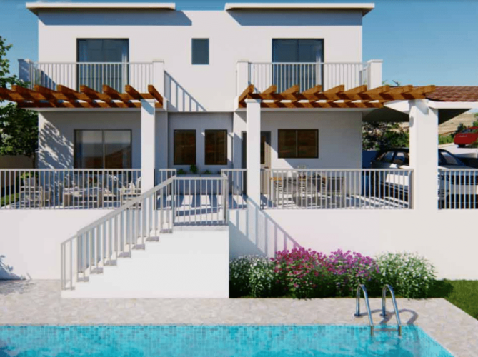 Paphos Property Beautiful Three Bedrooms Villa