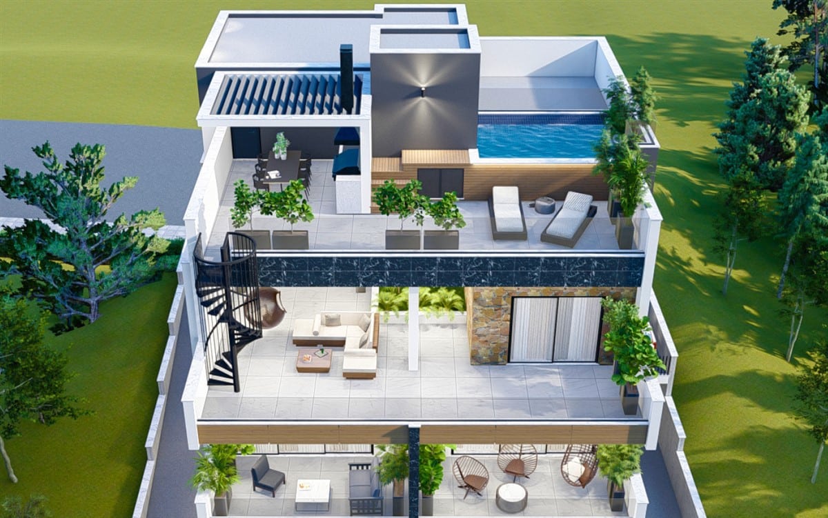 Limassol Property Modern Three Bedroom Penthouse