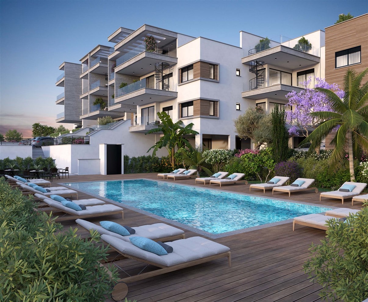 Limassol Property Three Bedroom Apartment with Garden