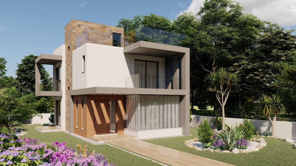 Paphos Property Elegant Three Bedroom Villas In Educational Area