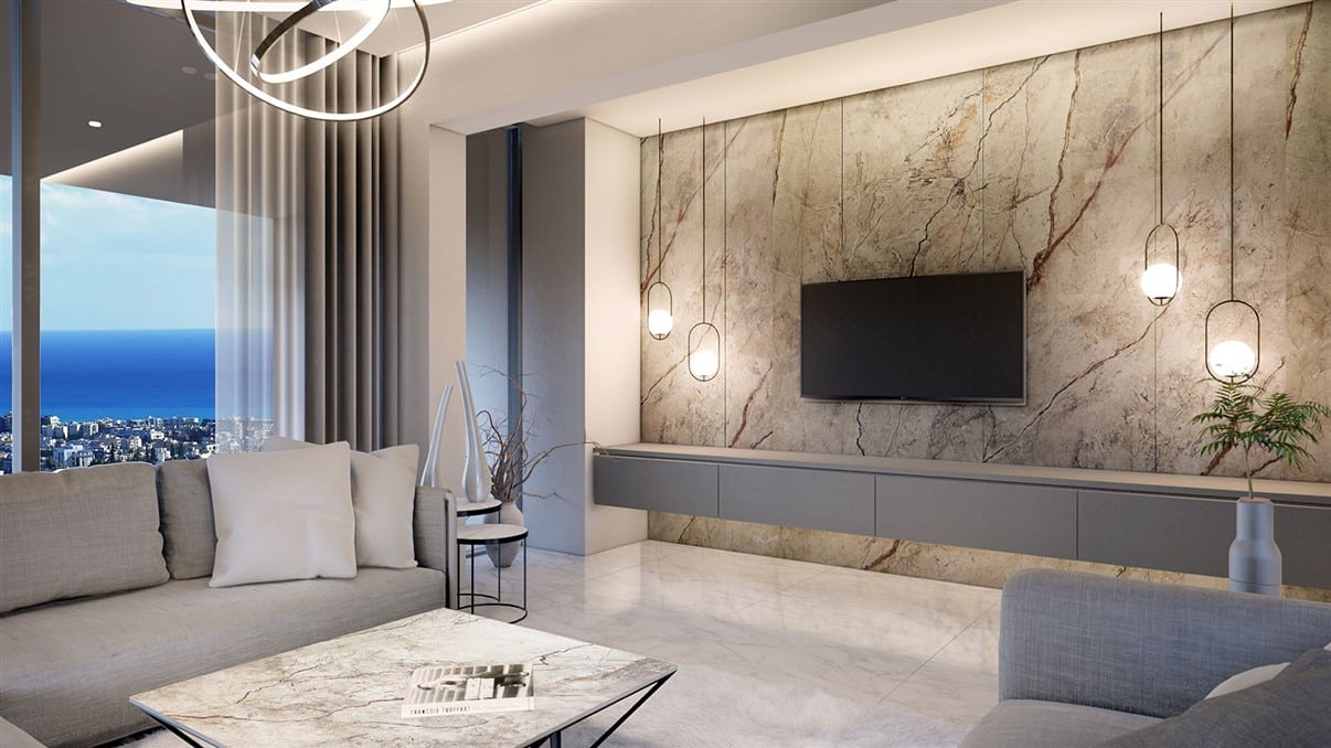 Limassol Property Modern Three Bedroom Penthouse