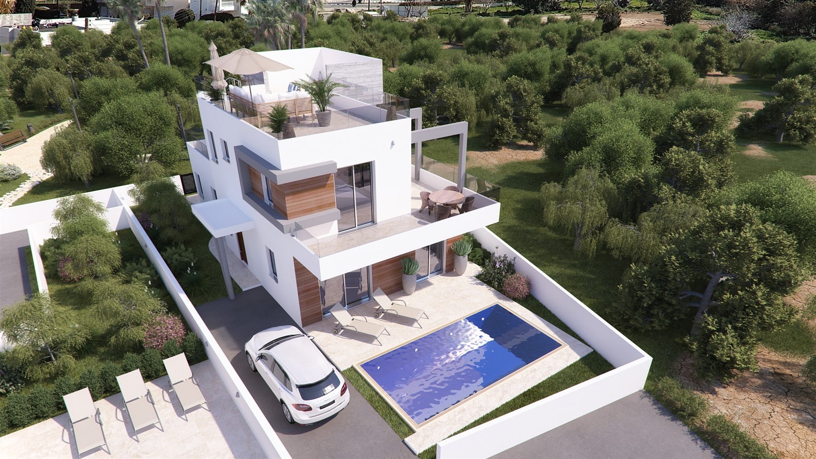 Paphos Property Three Bedroom Villa