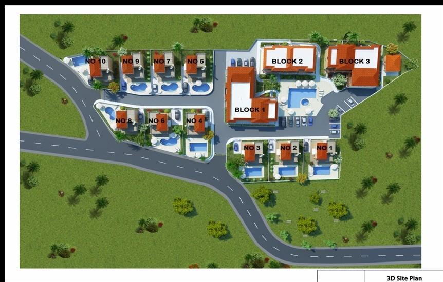 Paphos Property Exclusive Three Bedroom Villas