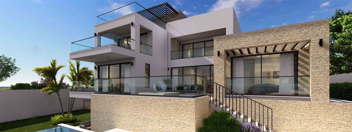 Paphos Property Luxury Seaview Five Bedroom Villa