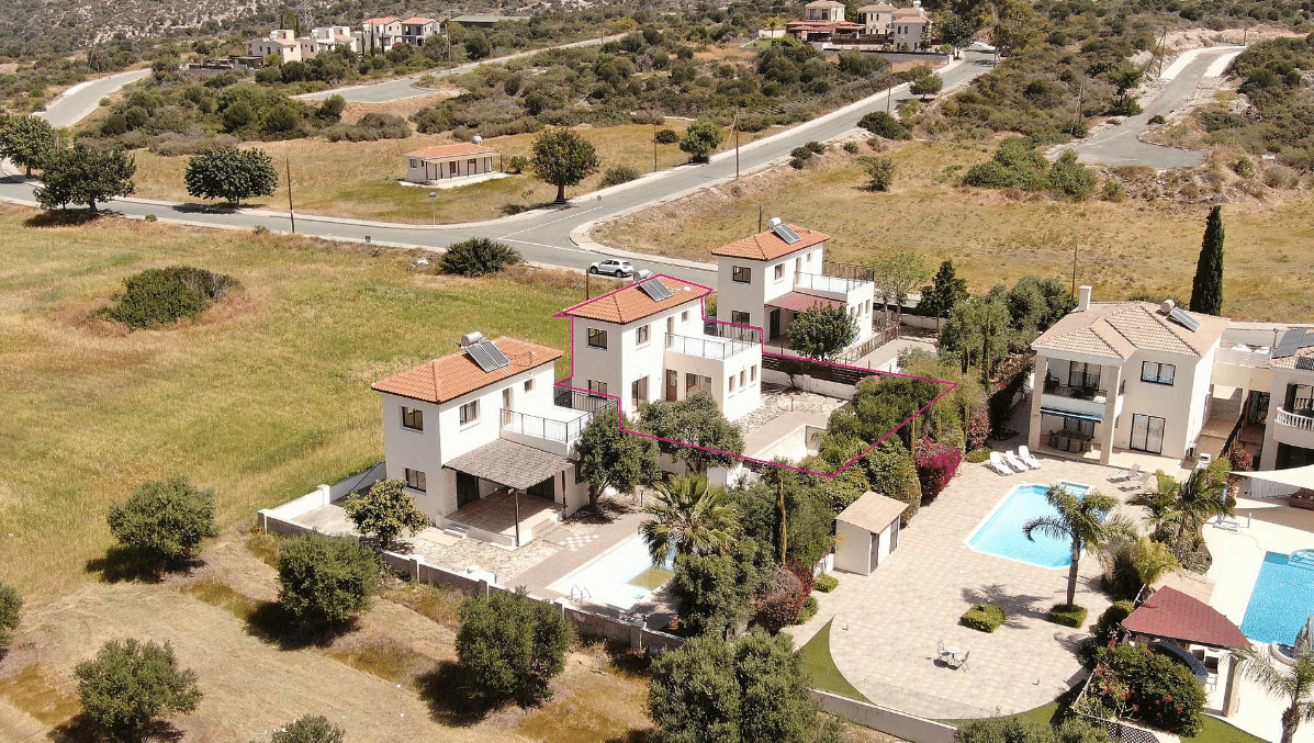Paphos Property Two Bedroom House with Swimming pool
