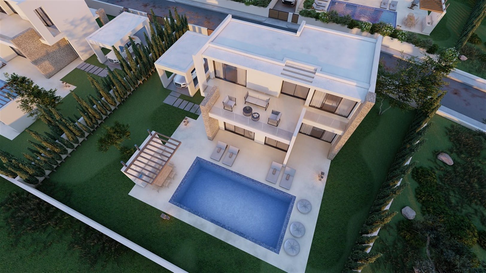 Paphos Property Newly Built Luxurious Four Bedroom Villa
