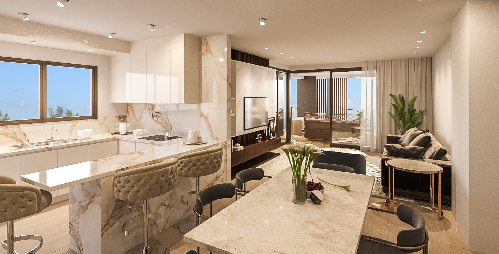Limassol Property Three Bedroom Luxury Apartment