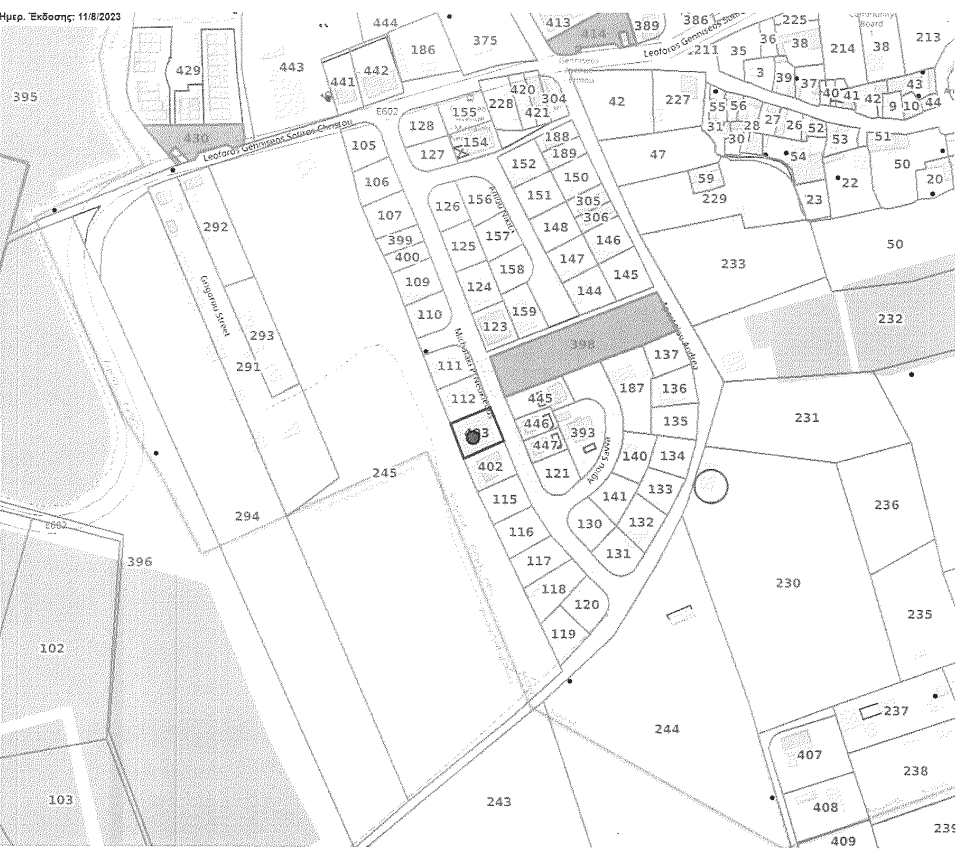 Limassol Property Plot in Asomatos – 536 m2