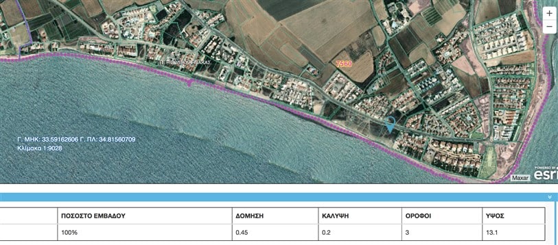 Larnaca Property Large Plot in Prestigious Area