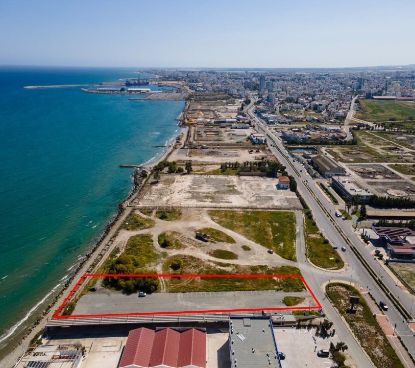 Larnaca Property Seafront Commercial Plot in Chrysopolitissa – 3,590 m2