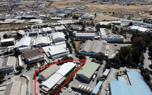 Nicosia Property Industrial Warehouse – 2.081 m2 in Strovolos