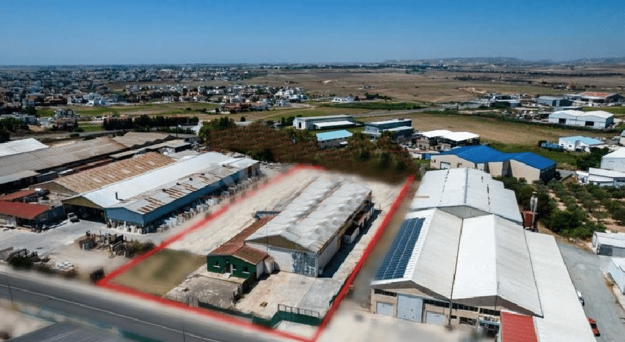 Larnaca Property Industrial Warehouse – 875 m2 in Aradippou