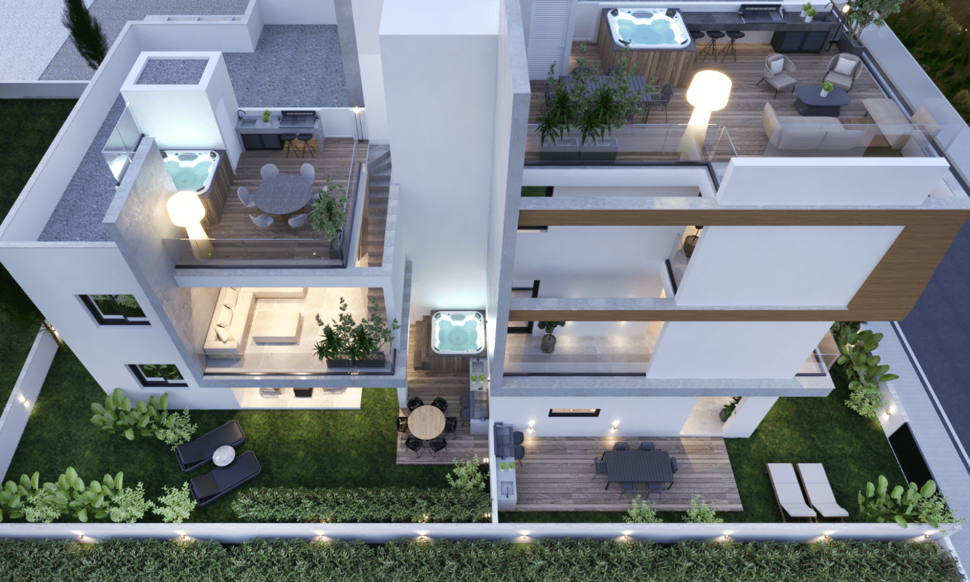 Larnaca Property 2 Bedroom Penthouse Apartment in Livadia