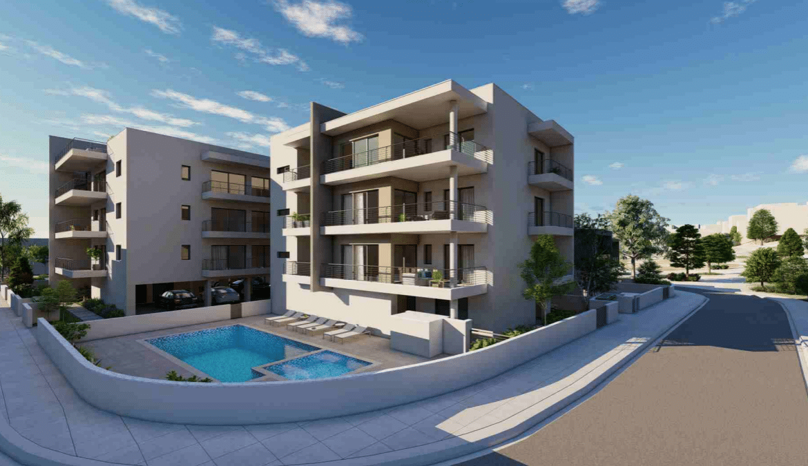 Paphos Property Brand New 2 Bedroom Apartment