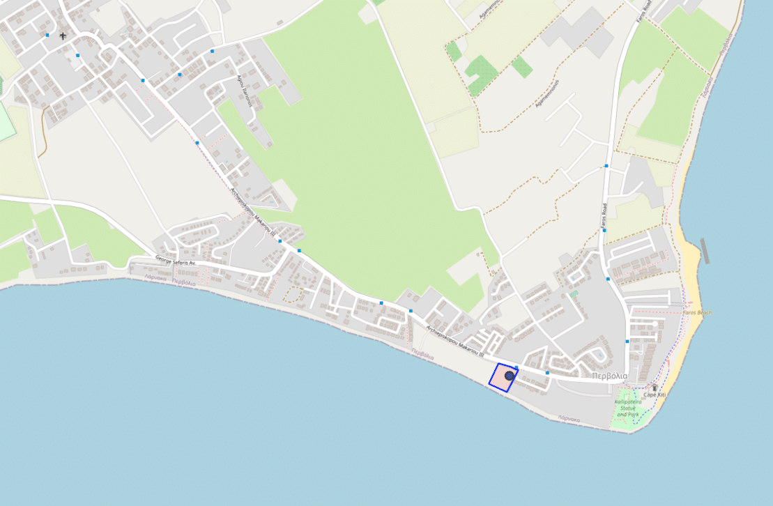 Larnaca Property Residential Plot – 6564 m2 in Pervolia
