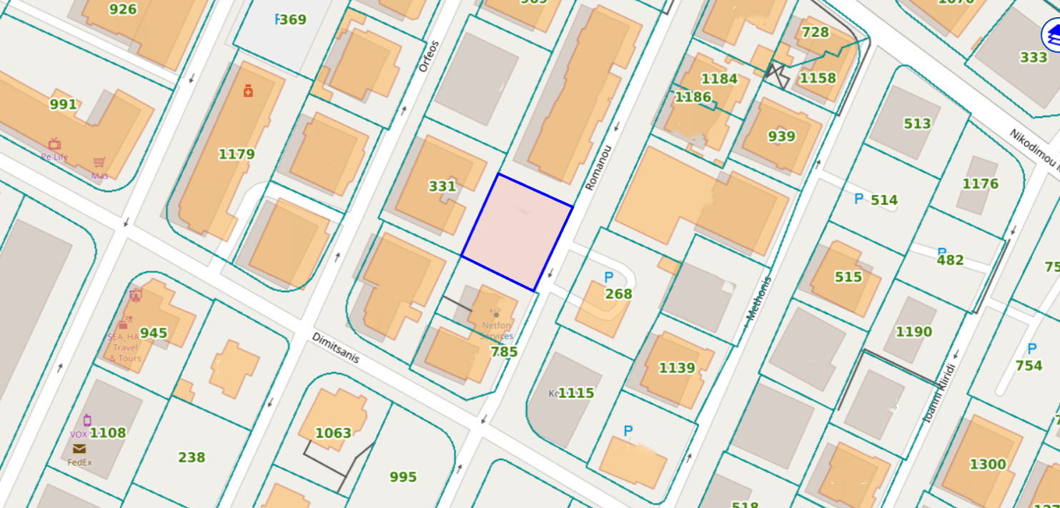 Nicosia Property Residential Plot in the City Center- 557 m2