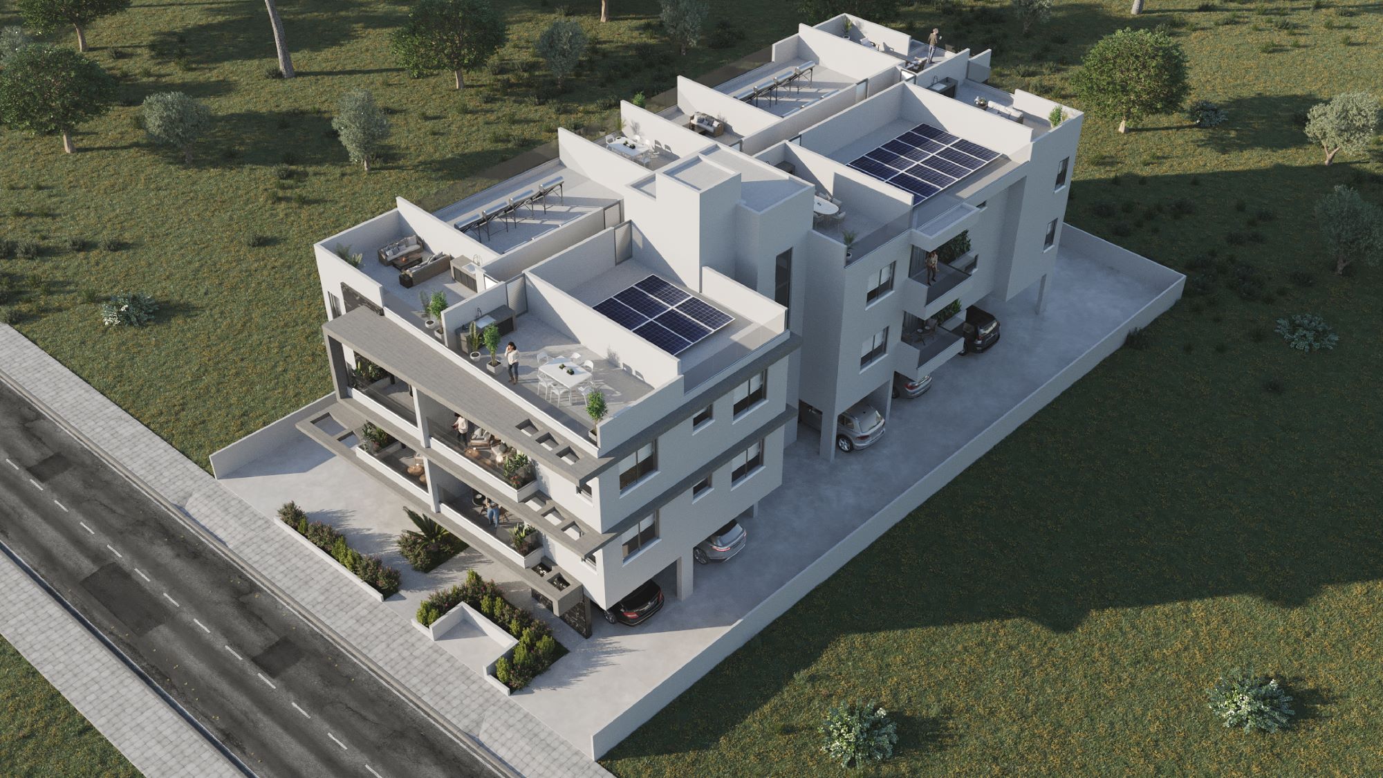 Larnaca Property Modern One Bedroom Penthouse