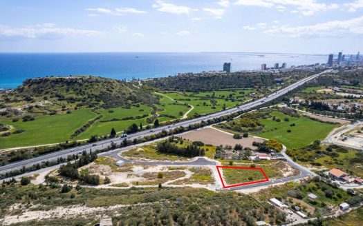 Limassol Property Residential Plot with Sea View-1.628 m2