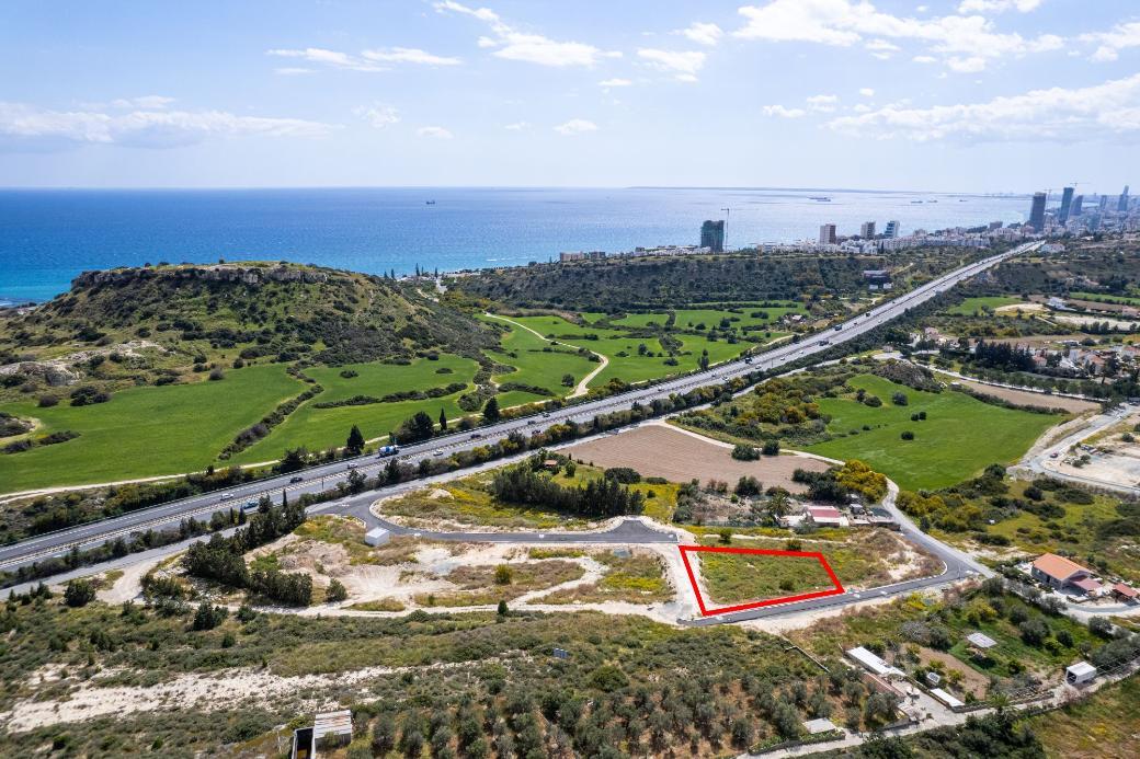 Limassol Property Residential Plot with Sea View-1.628 m2