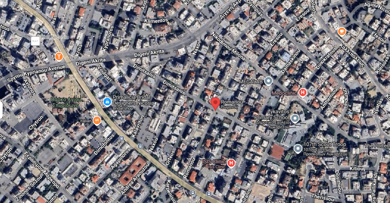 Nicosia Property Residential Plot in the City Center- 557 m2