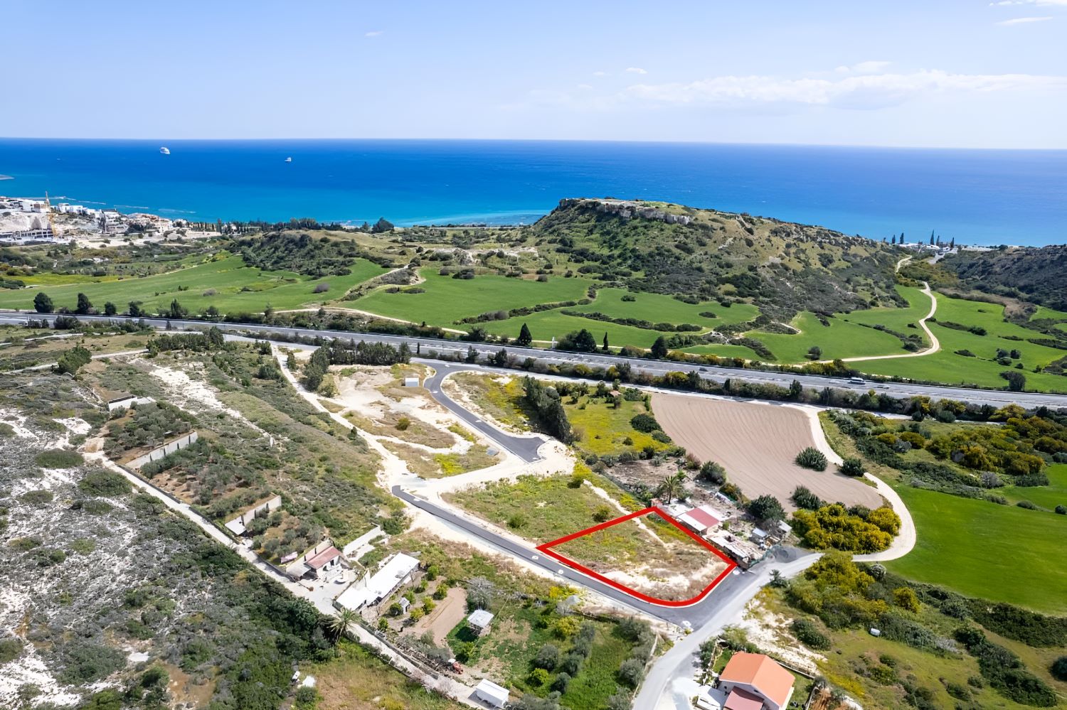 Limassol Property Residential Plot in Agios Tychonas-1.100 m2