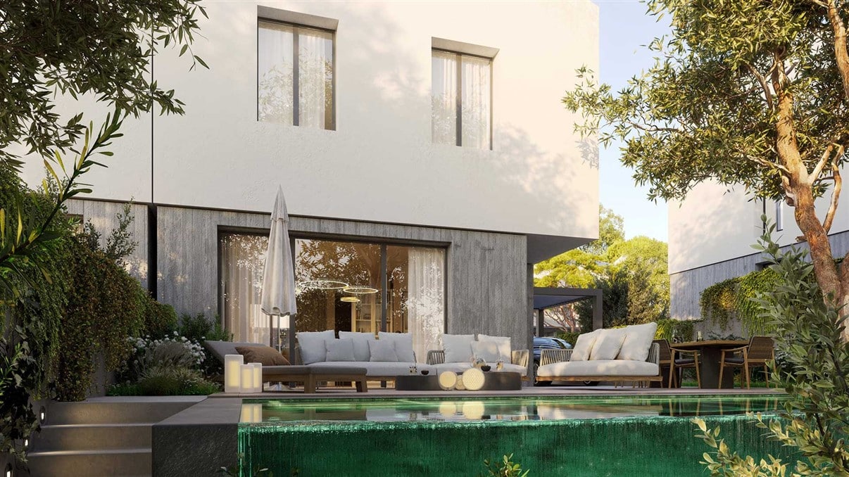 Limassol Property Three Bedroom Villa in Unique Complex