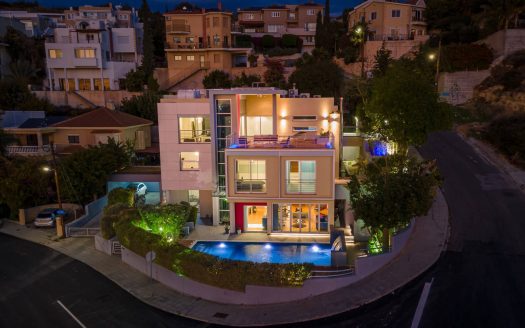 Limassol Property Unique Modern Villa with Sea Views in Agia Fyla