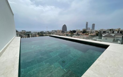 Limassol Property Three Bedroom Penthouse with Swimming Pool