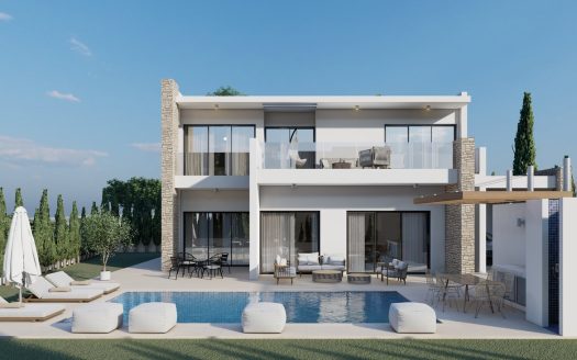 Paphos Property Three Bedroom Villa in a Gated Complex