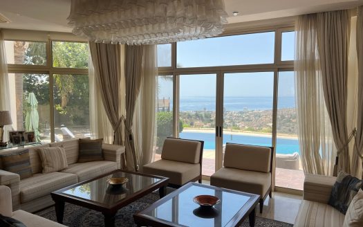 Limassol Property Five Bedroom Villa with Sea View