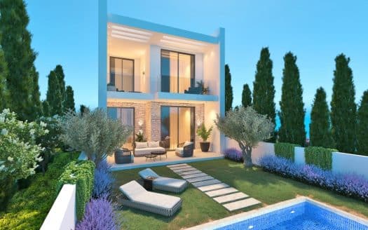Paphos Property Four Bedroom Villa in a Seafront Resort