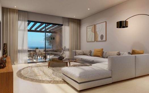 Paphos Property Three Bedroom Penthouse in a Seafront Resort