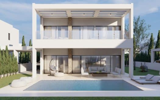 Paphos Property Four Bedroom Villa in a Gated Complex