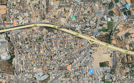Limassol Property Land in Germasogeia-3.390 m2