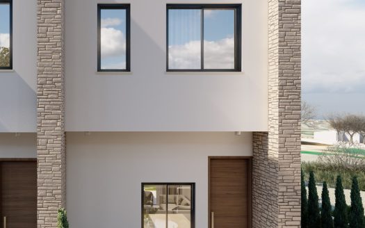 Paphos Property Semi-Detached Three Bedroom House