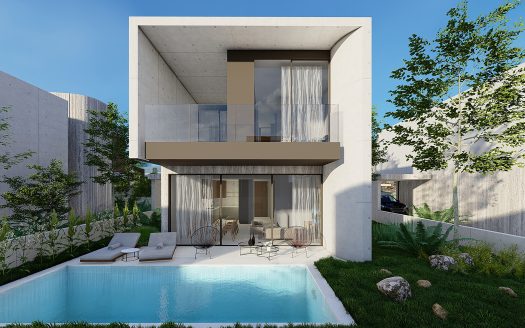 Paphos Property Three Bedroom House in a Gated Complex