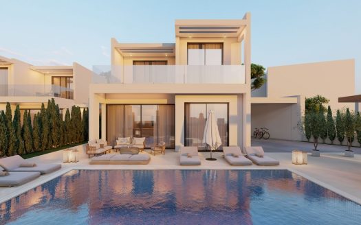 Paphos Property Three Bedroom Villa in a Gated Complex