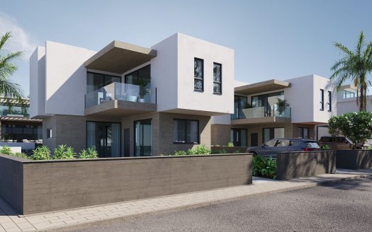 Paphos Property Three Bedroom House in a Gated Complex