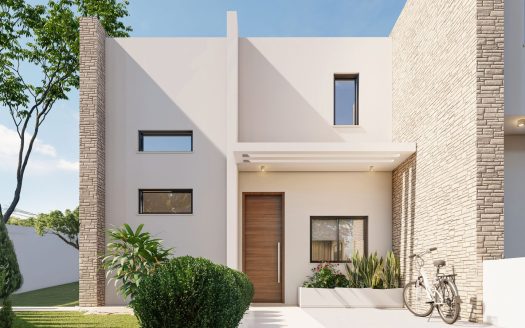 Paphos Property Semi-Detached Three Bedroom House